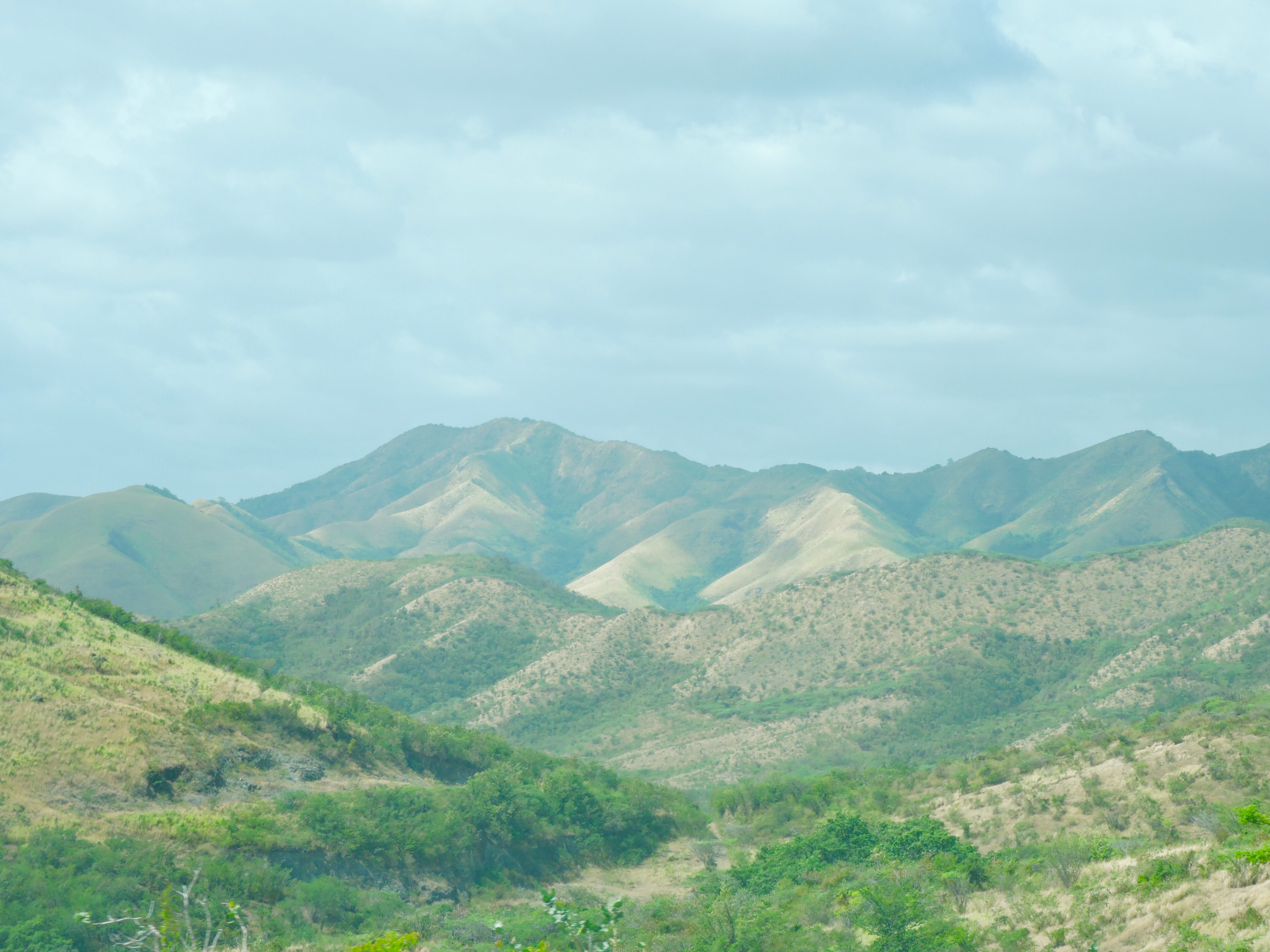 Mountains and sky in central Puerto Rico