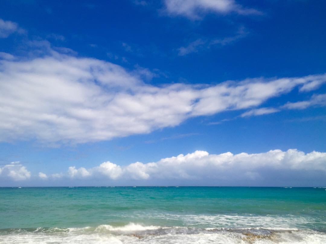 Ocean and sky in Puerto Rico
