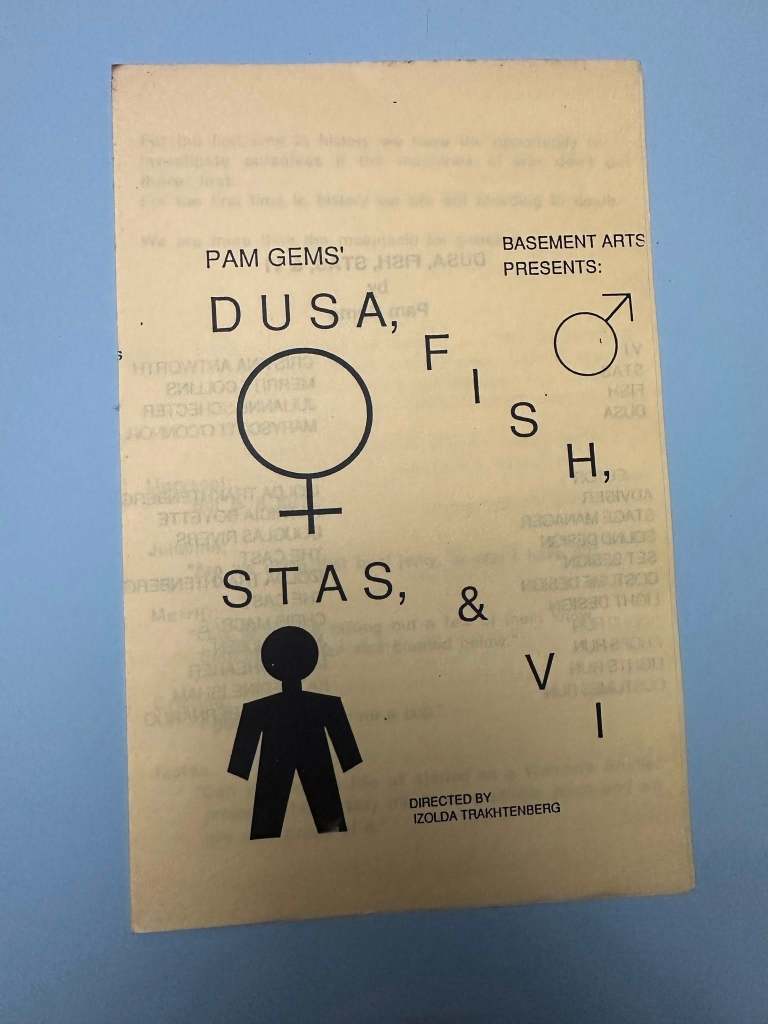 program of Dusa Fish Stas and Vi